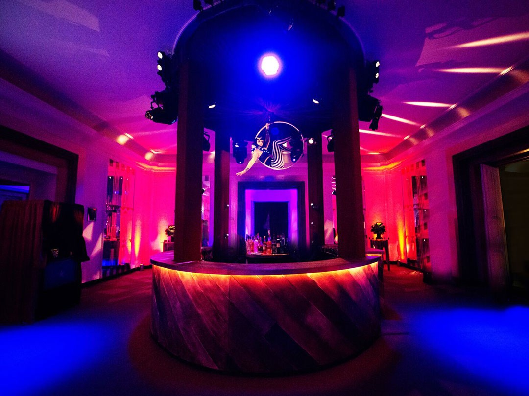 Circus Themed Bar Mitzvah Party at Claridges Hotel