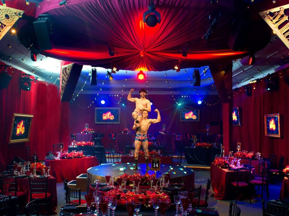 Circus Entertainment Bar Mitzvah Party at Claridges Hotel