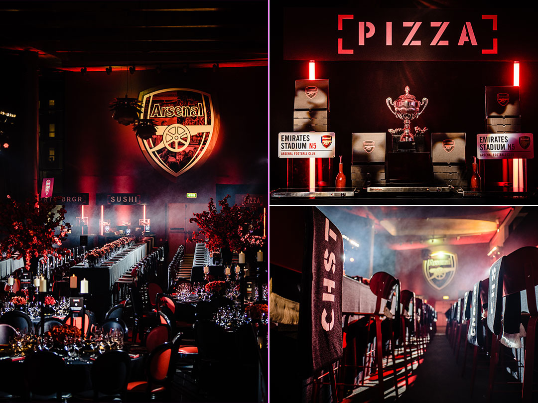 Arsenal Football Themed Bar Mitzvah in Emirates Stadium